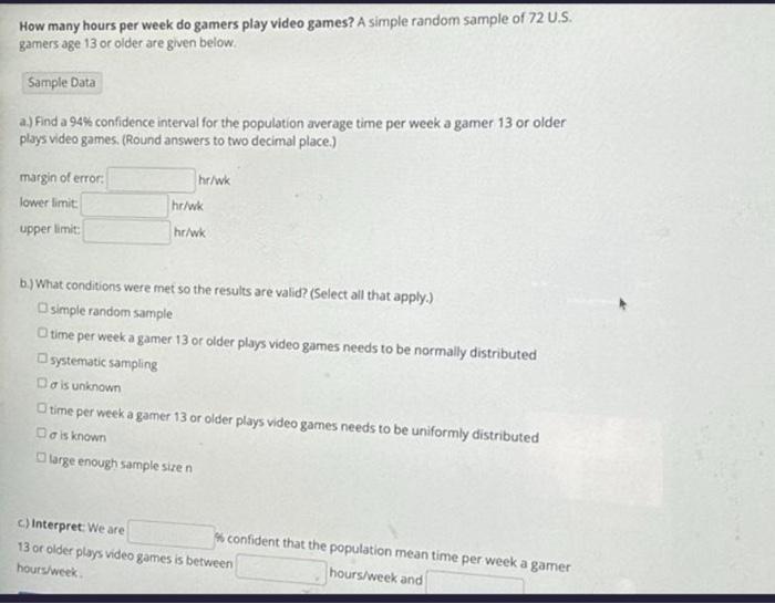 how many hours a week does the average kid play video games