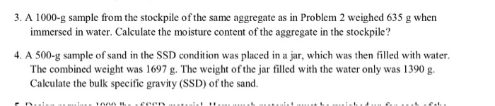 Solved 3. A 1000-g Sample From The Stockpile Of The Same 