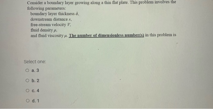 Solved Consider a boundary layer growing along a thin flat | Chegg.com
