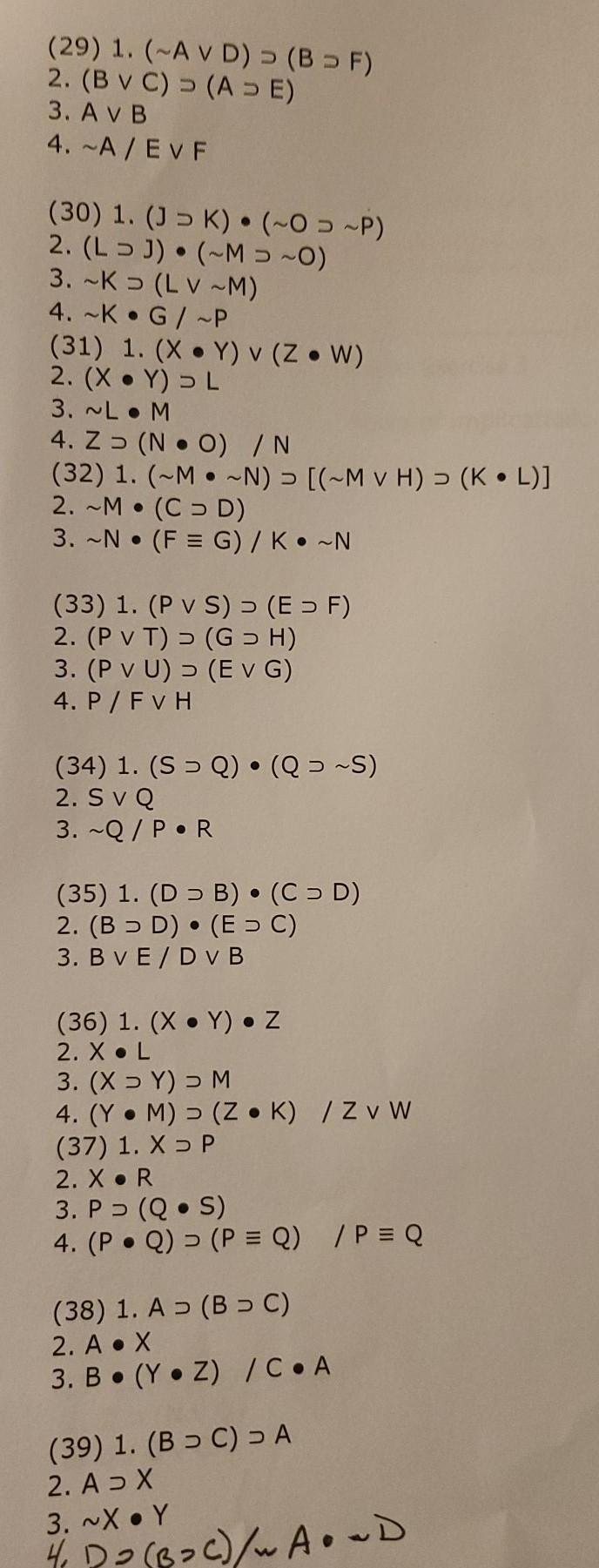 Solved 8 Rules Of Implication Homework Exercise 3 This Ex Chegg Com