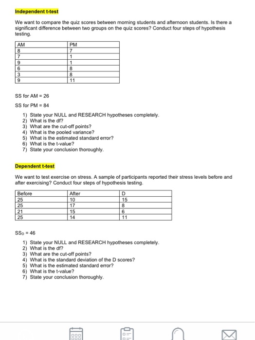 Solved One-sample t-test A researcher was interested in | Chegg.com