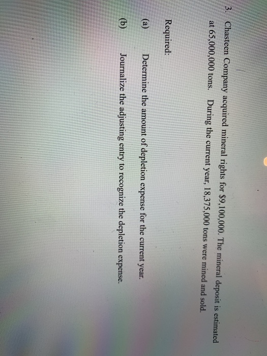 Solved 1. Computer equipment was acquired at the beginning
