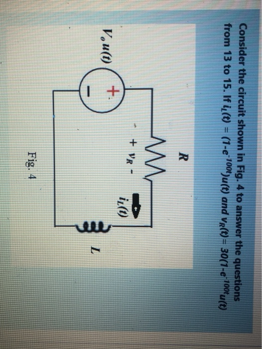 Solved Consider the circuit shown in Fig. 4 to answer the | Chegg.com