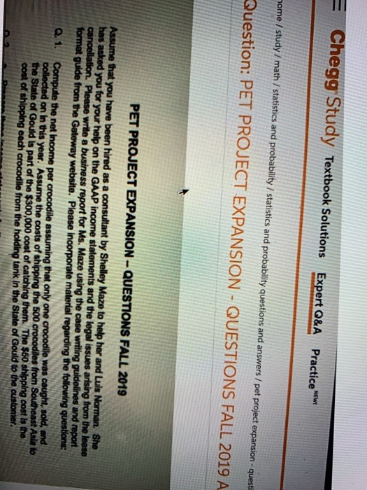 Chegg Study Textbook Solutions Expert Q&A Practice" | Chegg.com