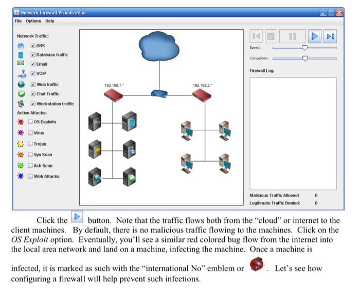Solved BACKGROUND: Start the Firewall program from the Tools | Chegg.com