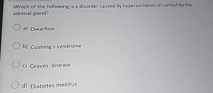 Solved Which of the following is a disorder caused by | Chegg.com