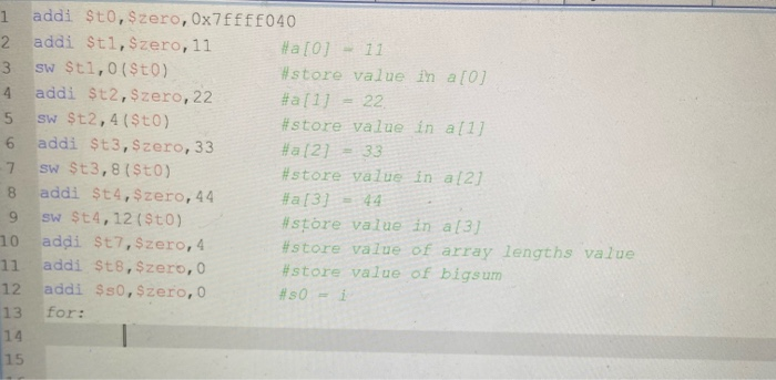 Solved 5. Let's put everything together. Consider the C code | Chegg.com