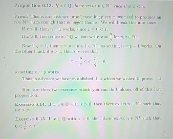 Proposition 6.13 I xinQ them crists ninN such Chegg