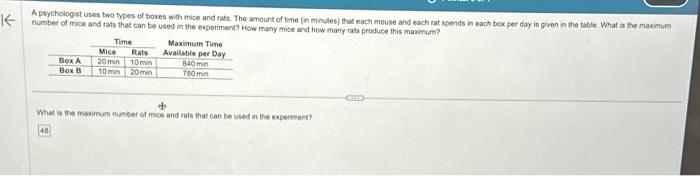 Solved A prychologist uses two types of boxes with mice and | Chegg.com