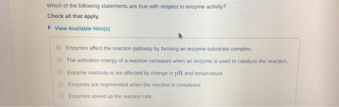 Solved Which of the following statements are true with | Chegg.com