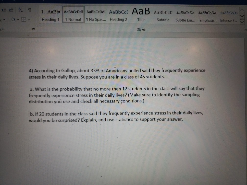 Solved 2 1 . AaBbc AaBbCcDdt AaBbCcDdt AaBbct AaB AaBbCD | Chegg.com