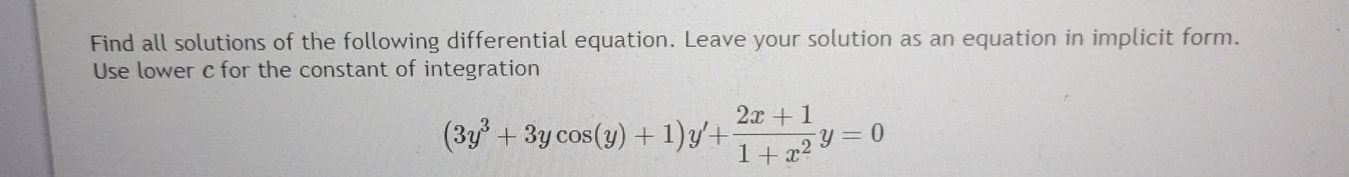 Solved Find all solutions of the following differential | Chegg.com