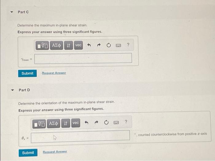 Solved Part A Determine in panel Express your answers using | Chegg.com