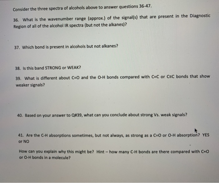 Solved Vii Alcohols Oh U Ir Spectrum Of 2 Butanol 70 Tra Chegg Com