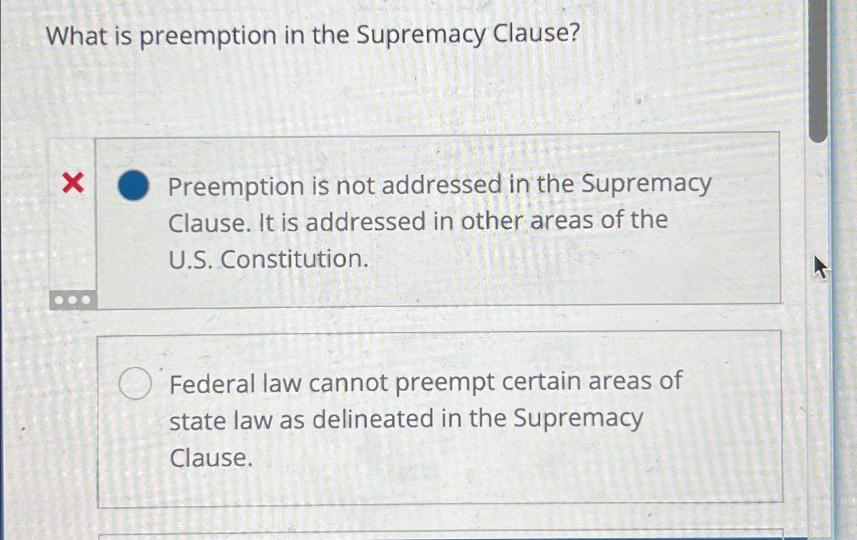 What's the best sale supremacy clause