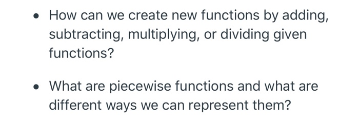 Solved • How can we create new functions by adding, | Chegg.com
