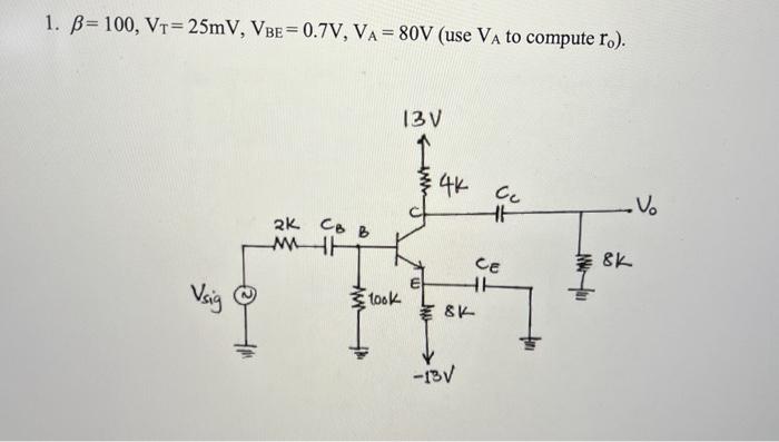 Solved (vi) Plot the output voltage V0, and the voltage at | Chegg.com