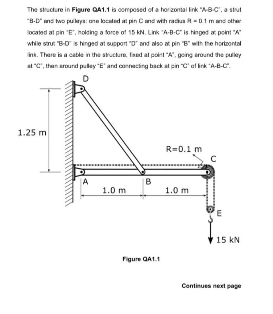 Solved The Structure In Figure QA1.1 Is Composed Of A | Chegg.com