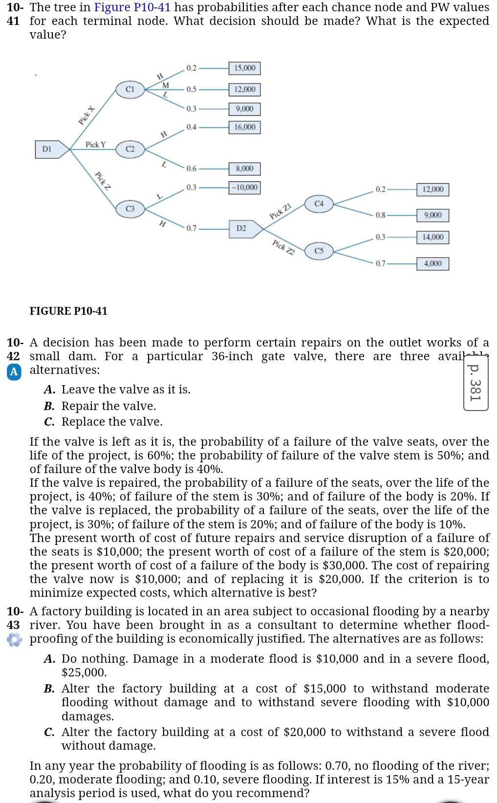 Solved please answer the following construction engineering | Chegg.com