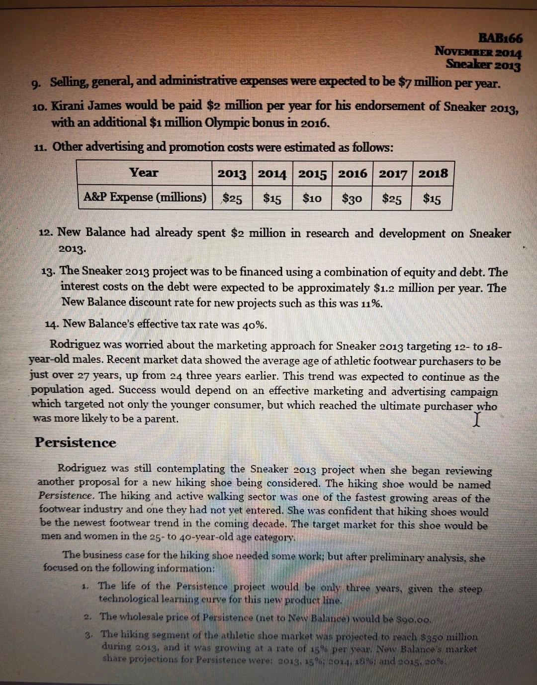 Solved 2. Produce a projected capital budgeting cash flow