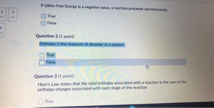 if gibbs free energy is a negative value a reaction proceeds spontaneously