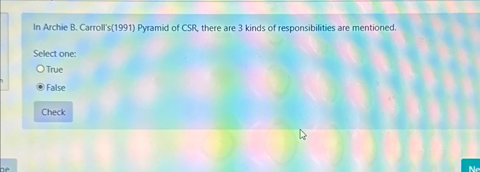 Solved In Archie B. ﻿Carroll's(1991) ﻿Pyramid Of CSR, ﻿there | Chegg.com