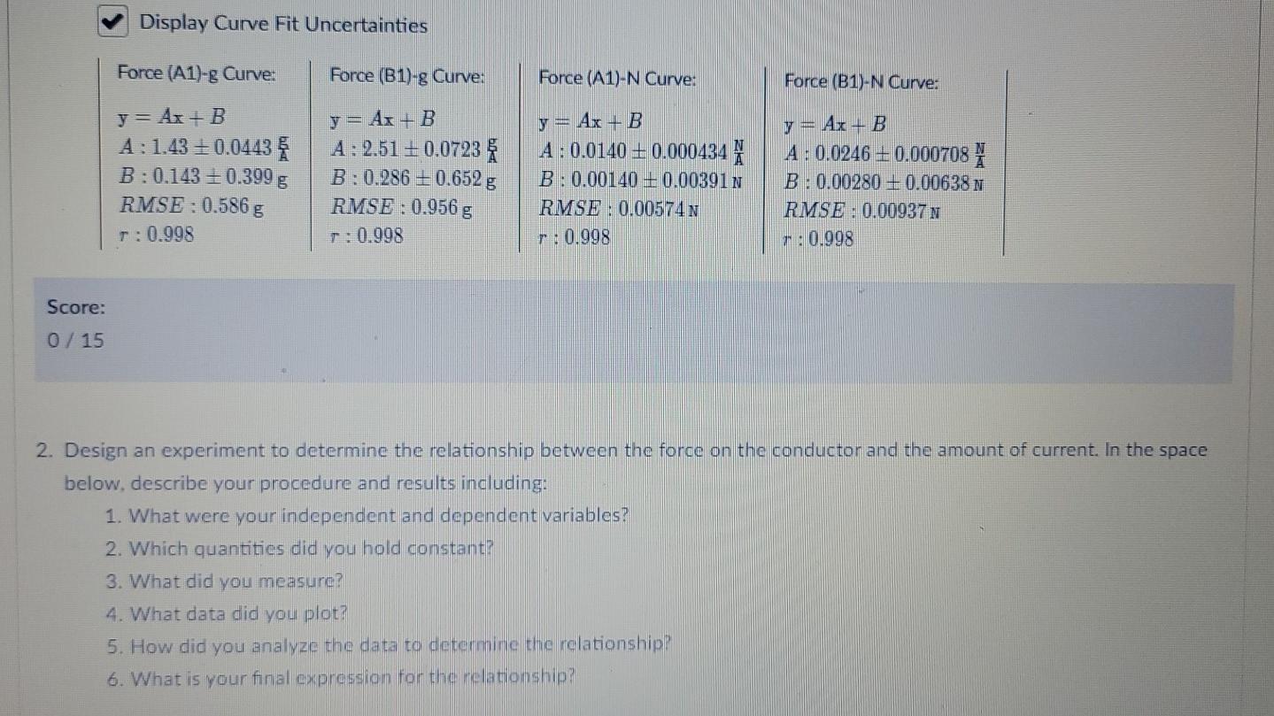 Solved 1. This data table and graph are positioned next to | Chegg.com