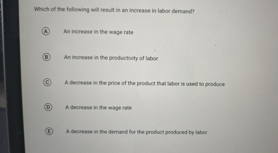 Solved Which Of The Following Will Result In An Increase In Chegg Solved Which Of The Following Will Result In An Increase In Chegg