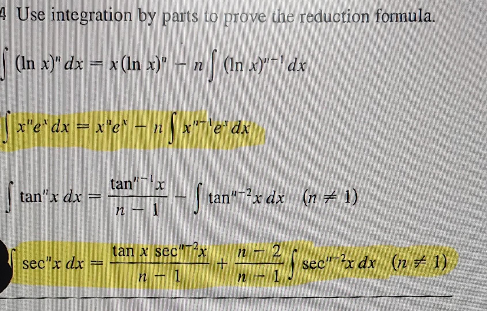 solved-use-integration-by-parts-to-the-reduction-formula-i-chegg