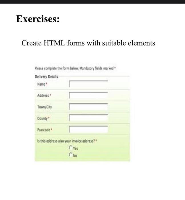 solved-create-html-forms-with-suitable-elements-blase-chegg