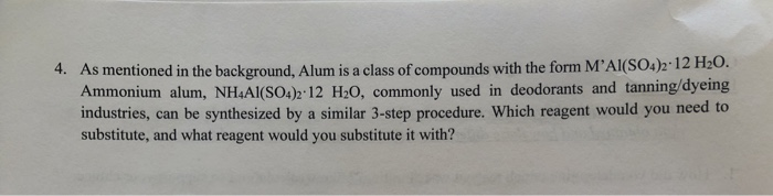 What is Alum, About Alum and Alum Substitution