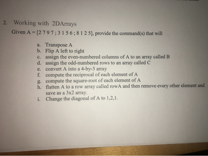 Solved For These Two Parts Of The Assignment You Will Write | Chegg.com