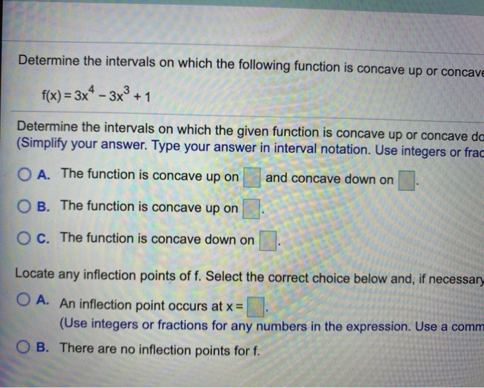 Solved Determine the intervals on which the following | Chegg.com