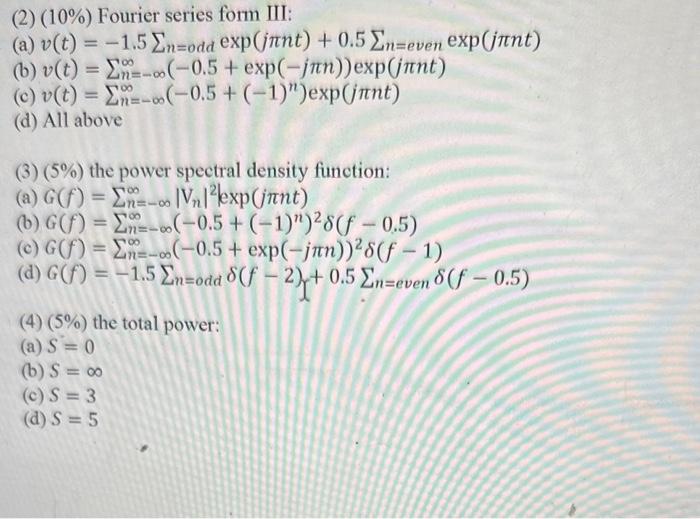 Solved Consider a periodic signal 𝑣(𝑡) with a period of 2 | Chegg.com