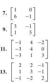 Solved Diagonalize the matrices in Exercises 7-20, if | Chegg.com