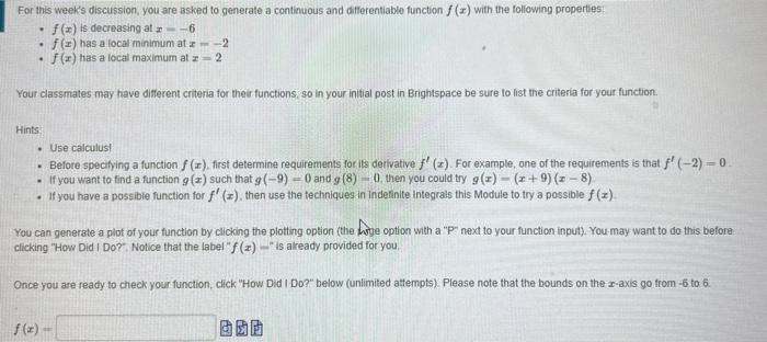 Solved For this weeks discussion, you are asked to generate | Chegg.com