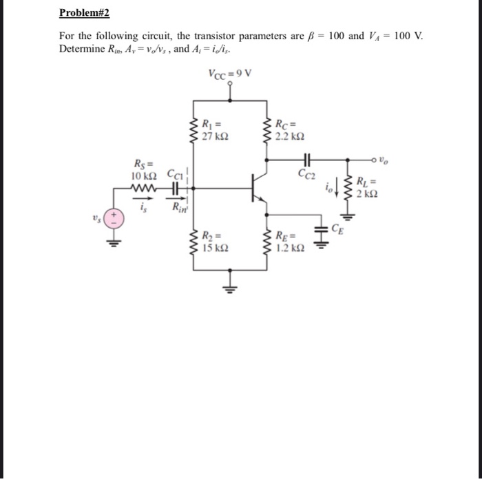 Solved Problem 1 The Signal Source In The Circuit Below I Chegg Com