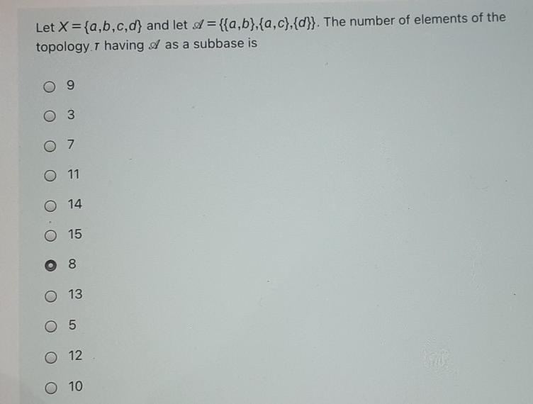 Solved Let X A B C D And Let A A B A C D The Chegg Com