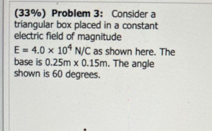 Solved A) Calculate The Electric Flux Through The Base Of | Chegg.com