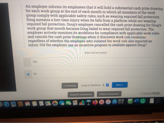 Solved An Employer Informs Its Employees That It Will Hold A Chegg