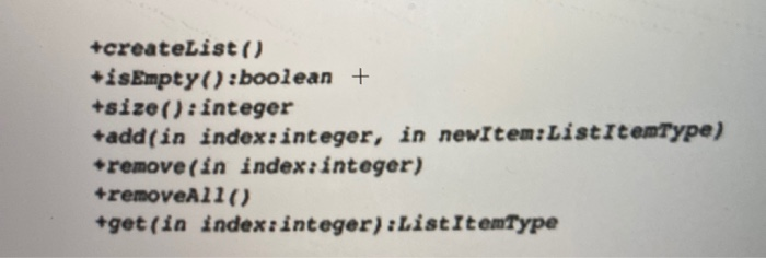 Solved write a java program to Complete an Array-Based | Chegg.com