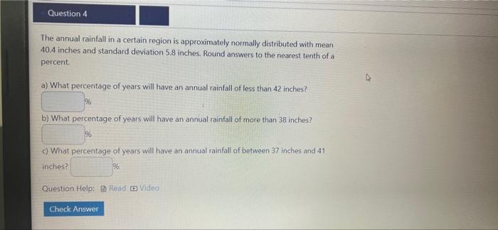 What year was 45 inch rainfall on strom