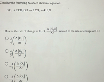 Solved Consider the following balanced chemical | Chegg.com