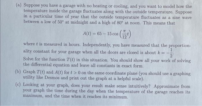 Solved 2. Newton's Law of Cooling can also be applied to | Chegg.com