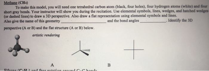 Ch4 Proper Rotation Solved Methane (CH4) To make this model, you will need one | Chegg.com