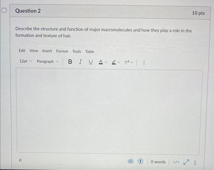 Solved Describe the structure and function of major | Chegg.com