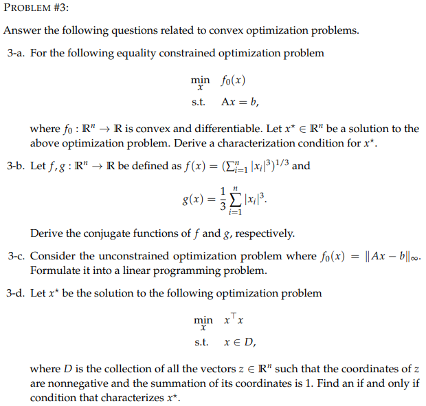 PROBLEM #3: Answer the following questions related to | Chegg.com