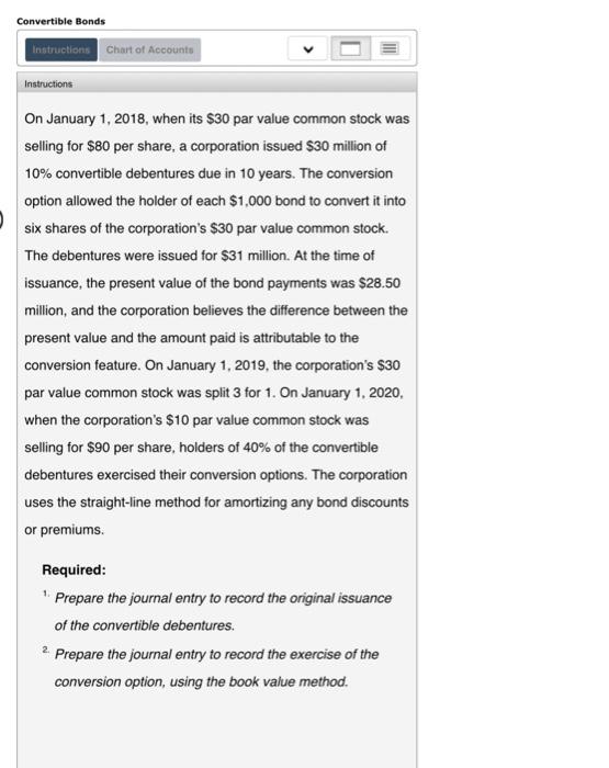 Solved On January 1,2018 , when its $30 par value common