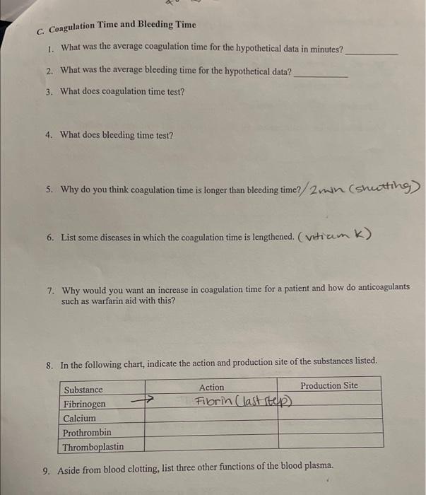Solved PROCEDURE Calculate Mean Corpuscular Volume, Mean