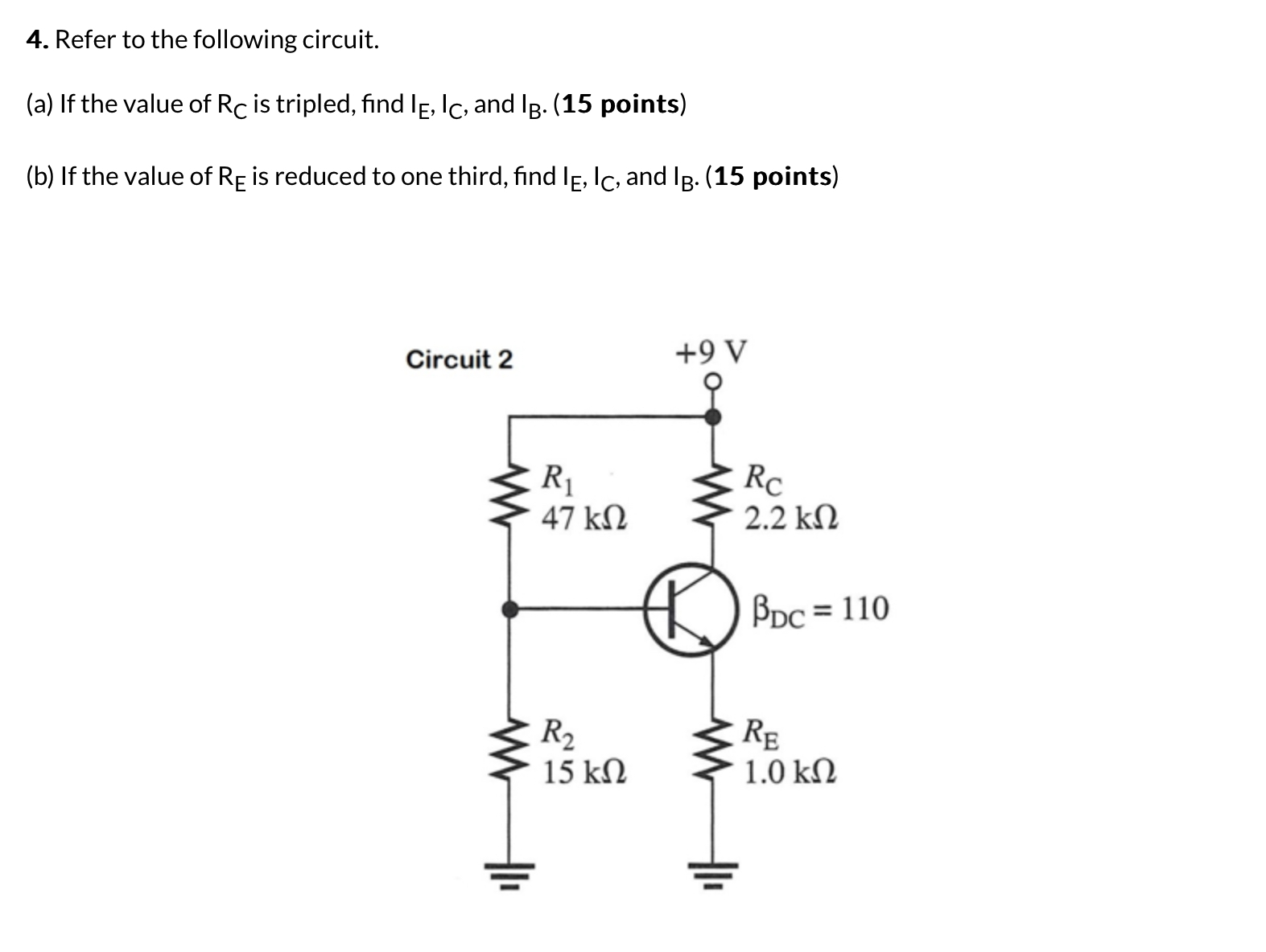 Solved Refer to the following circuit.(a) ?If the value of | Chegg.com